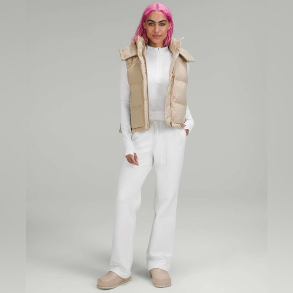 Lululemon Rest Less Cropped Half Zip ribbed shirt - Picture 5 of 9